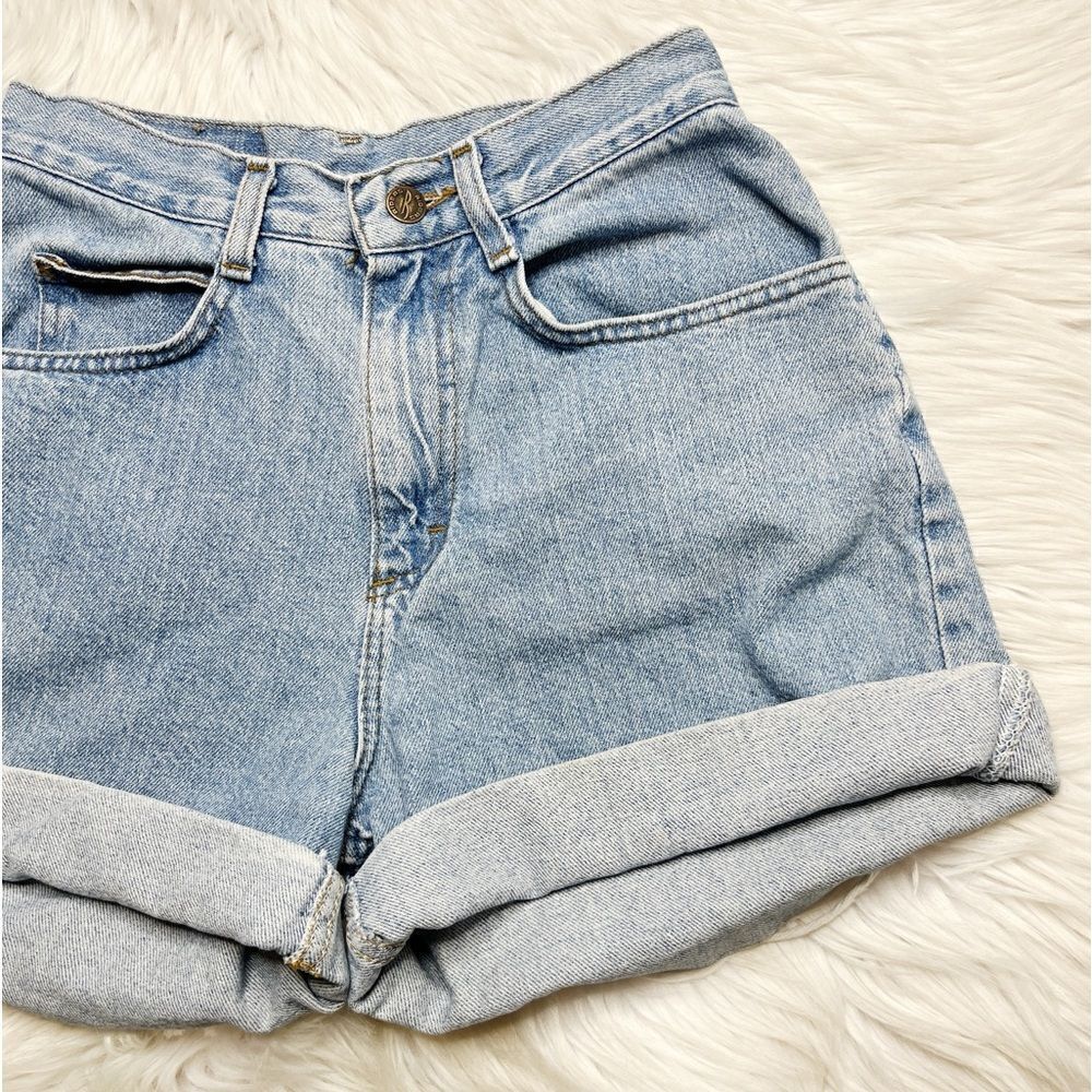 Riders by Lee Light Blue High Waist Denim Shorts